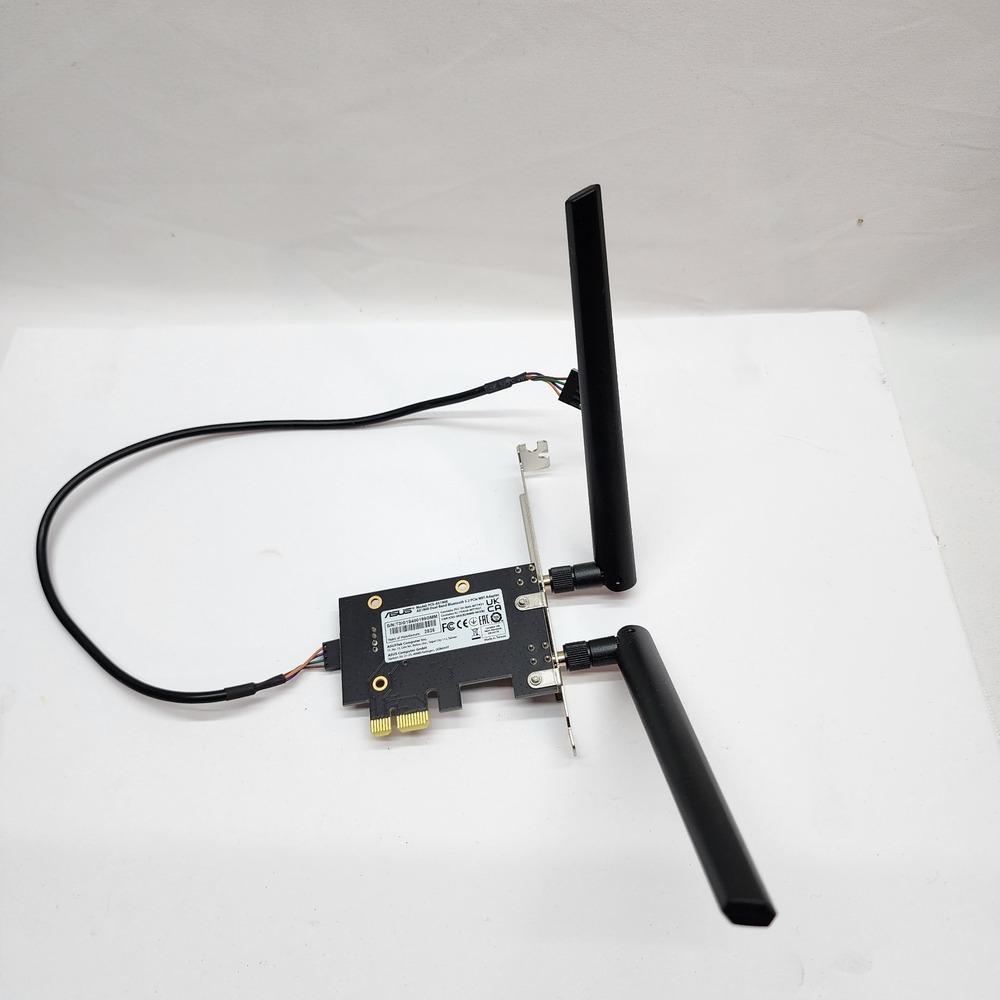 ASUS PCE-N15 Wireless PCI Express Card, Dual Antennas, 300 Mbps, 2 Ports